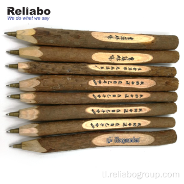 Iukit ang Pampromosyong Natural Wood Ball Pen